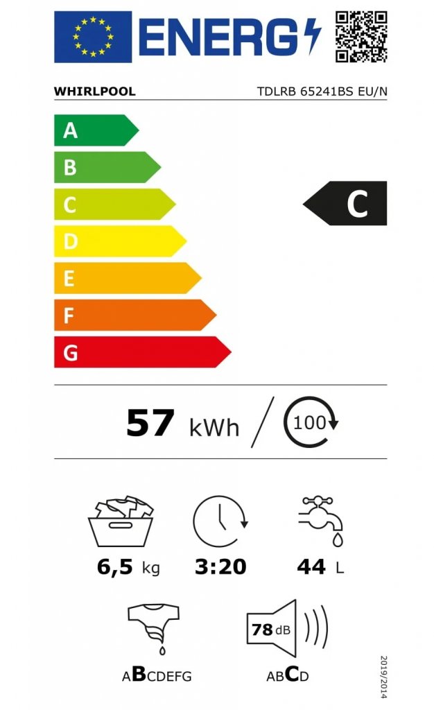 Whirlpool TDLRB 65242BS CS/N Práčka