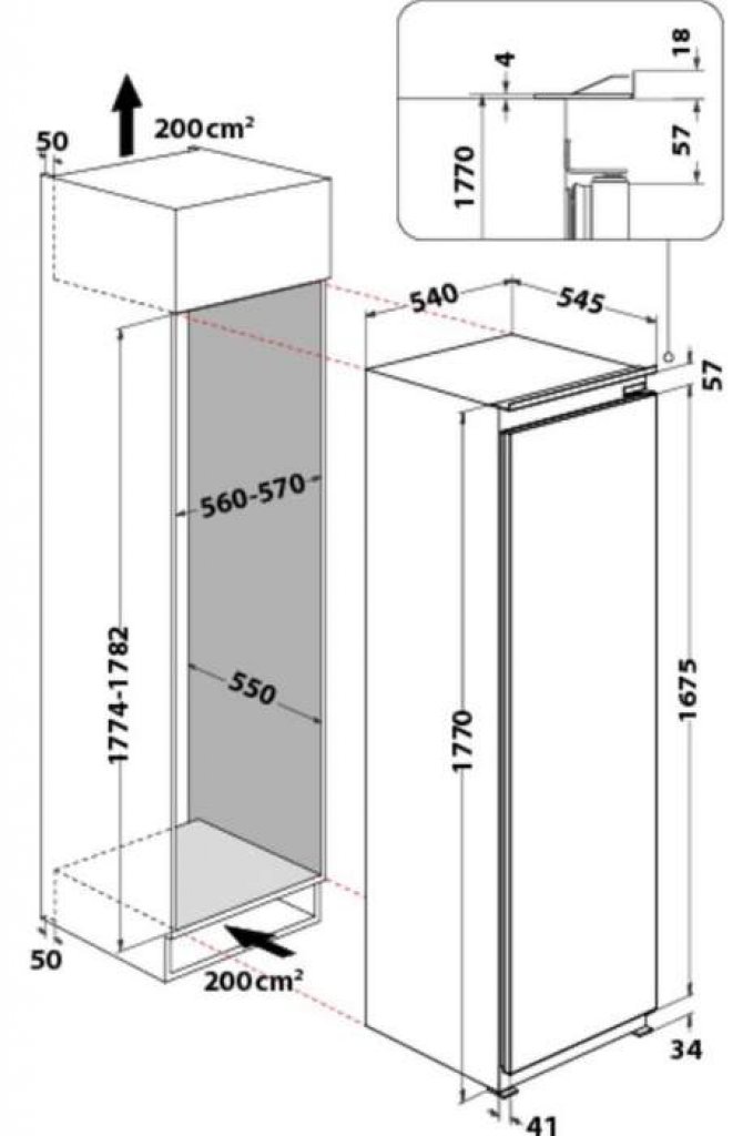 Whirlpool ARG18081 Chladnička