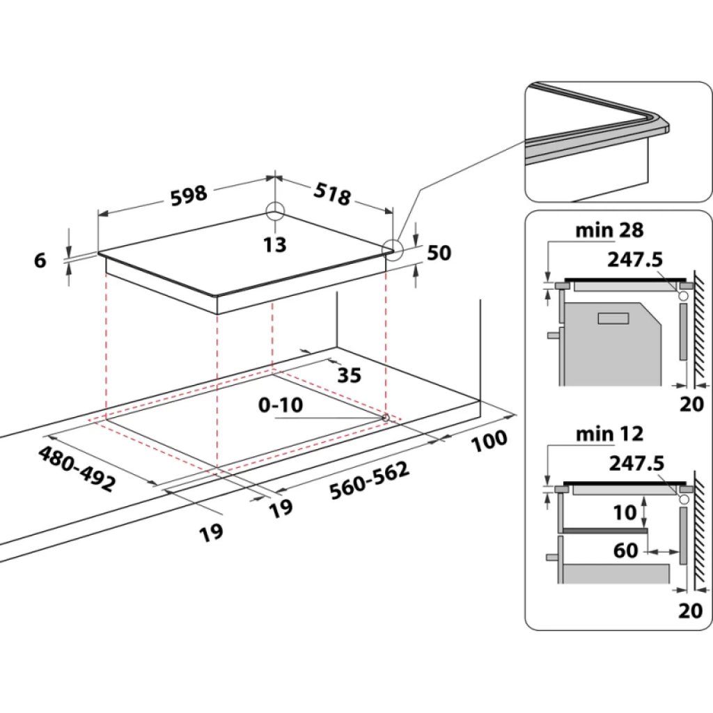 Whirlpool WL S8560 AL Varná doska