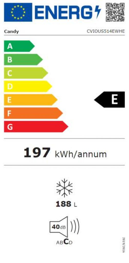 Candy CVIOUS514EWHE Mraznička