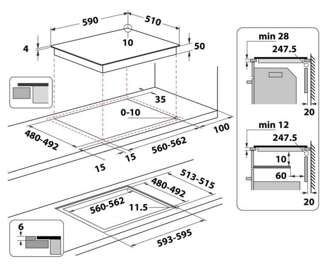 Whirlpool WB B8360 NE Varná doska