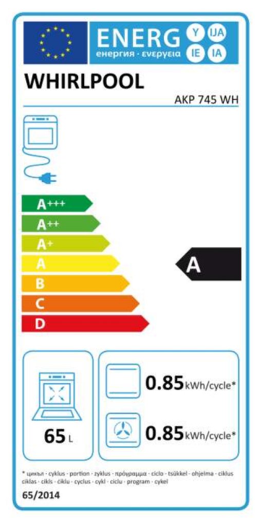 Whirlpool AKP 745 WH Rúra