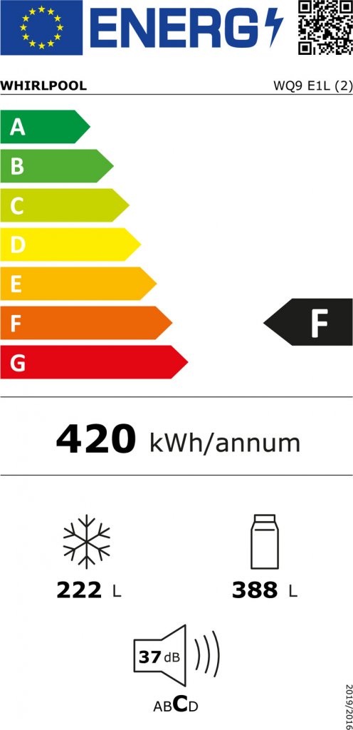 Whirlpool WQ9 E1L Chladnička