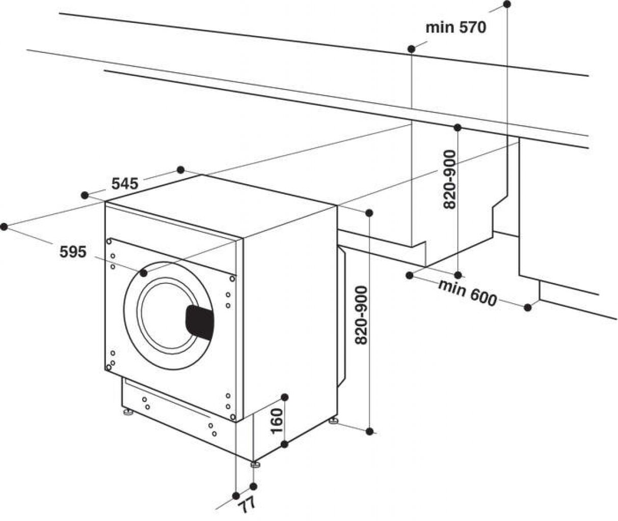 Whirlpool BI WDWG 961484  Práčka so sušičkou