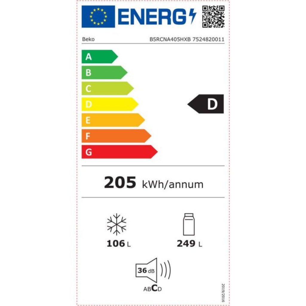 Beko B5RCNA405HXB Chladnička