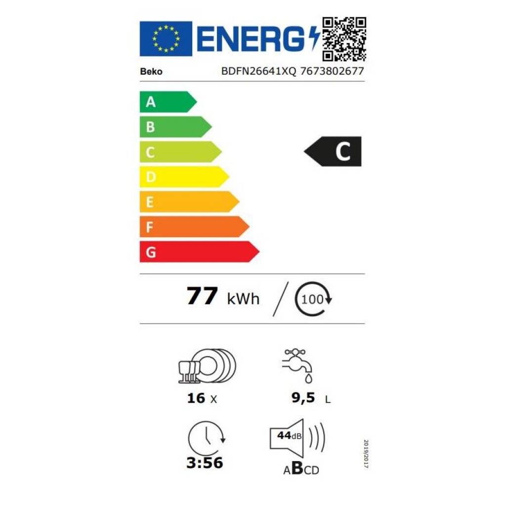 Beko BDFN26641XQ Umývačka