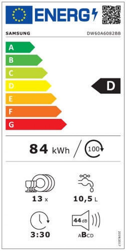 Samsung DW60A6082BB/EO Umývačka