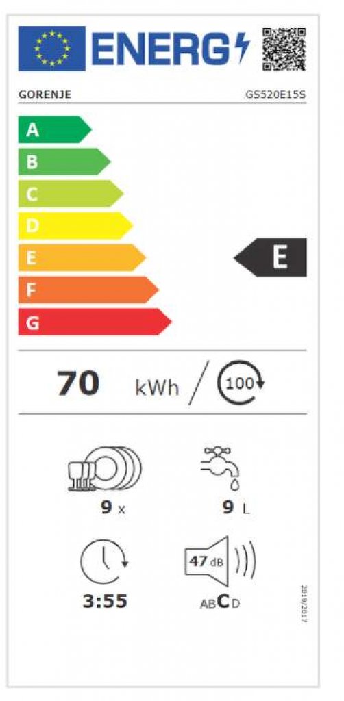 Gorenje GS520E15S Umývačka