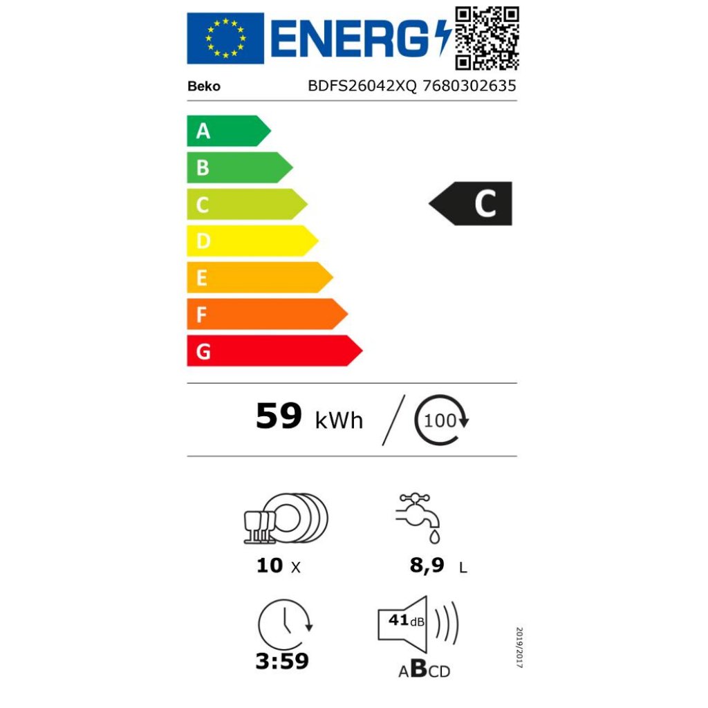 Beko BDFS26042XQ Umývačka