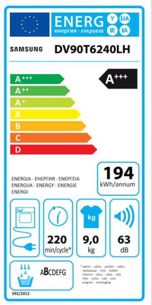Samsung DV90T6240LH/S7 Sušička
