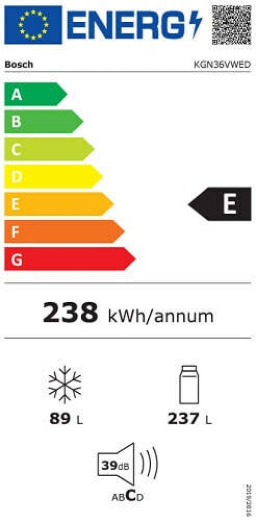 Bosch KGN36VWED Chladnička