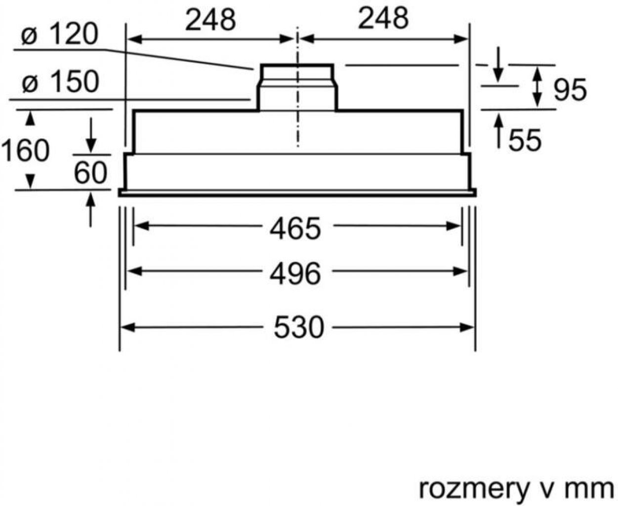 Bosch DHL555BL Odsávač pár