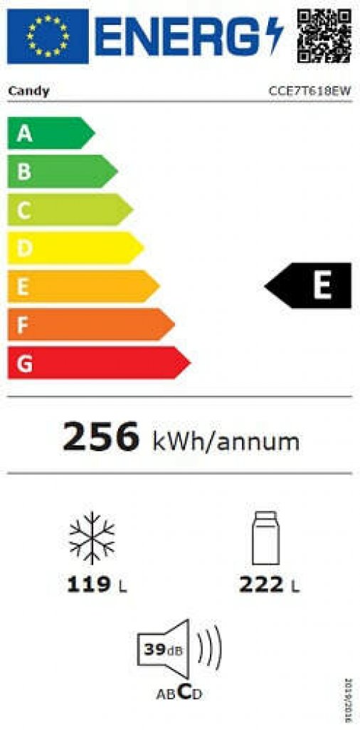 Candy CCE7T618EW Chladnička