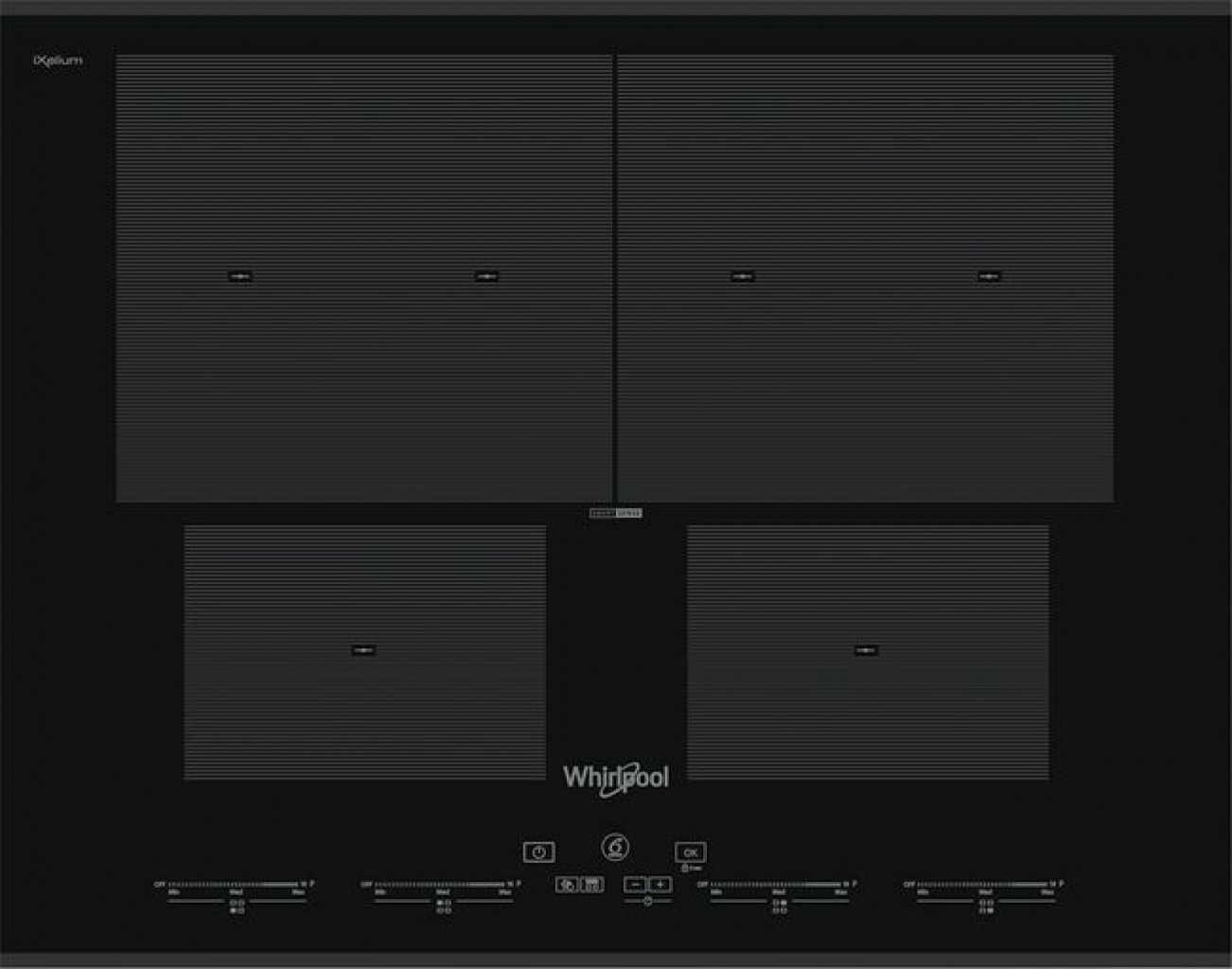 Whirlpool SMO 654 OF BT IXL Varná doska