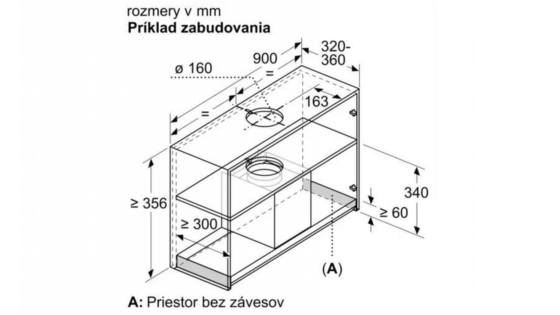 Bosch DBB97AM60 Odsávač pár