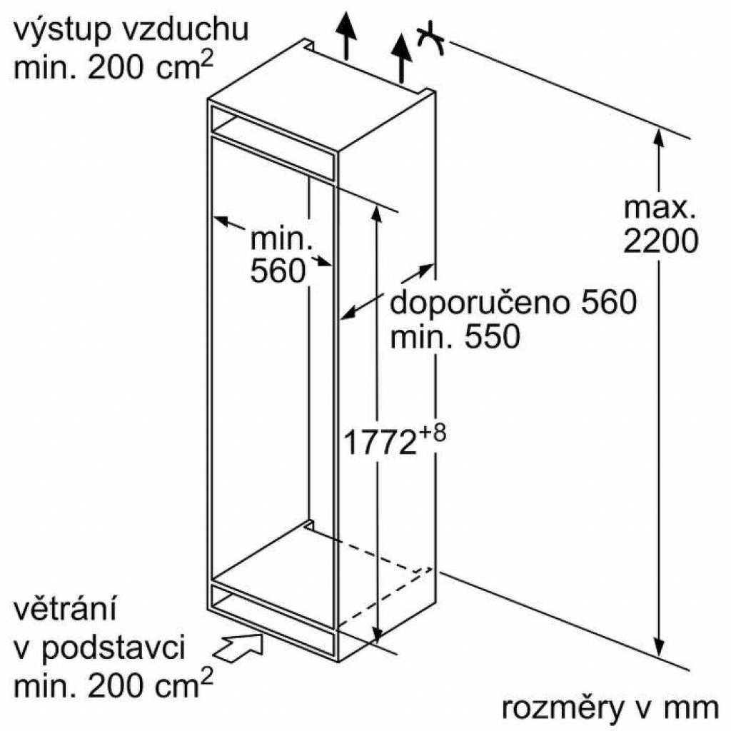 Bosch KIN86VSE0 Chladnička