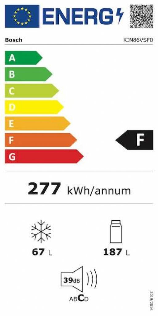 Bosch KIN86VSF0 Chladnička