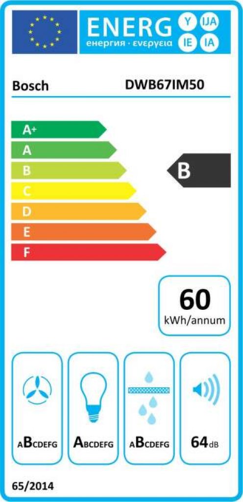 Bosch DWB67IM50 Odsávač pár