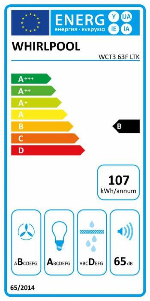 Whirlpool WCT3 63F LTK Odsávač pár