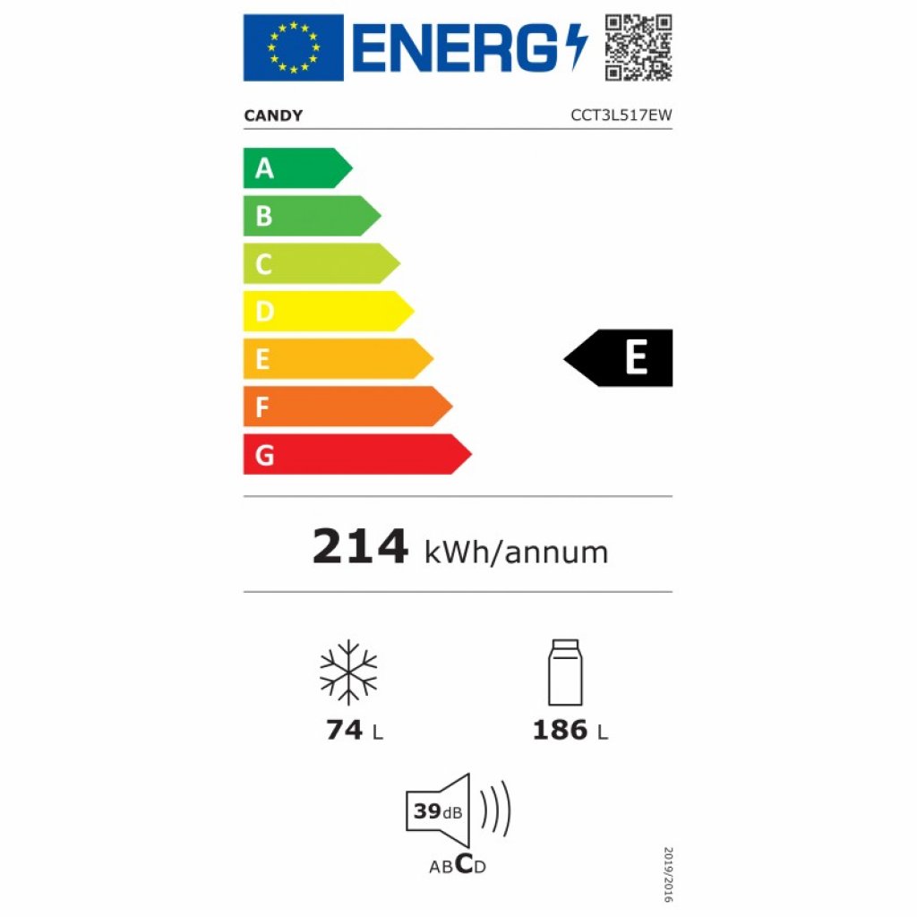 Candy CCT3L517EW Chladnička