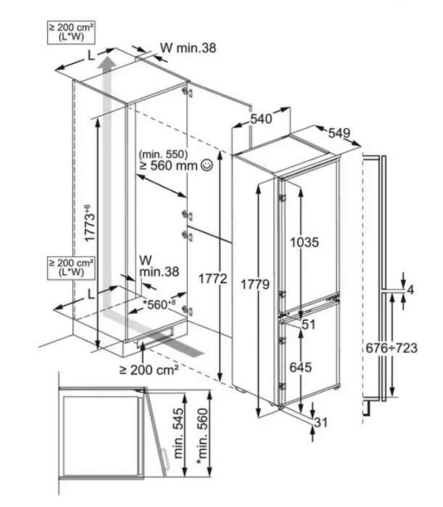 Electrolux LNS5LE18S Chladnička