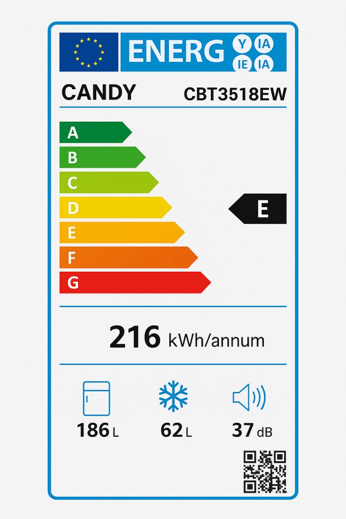 Candy CBT3518EW Chladnička