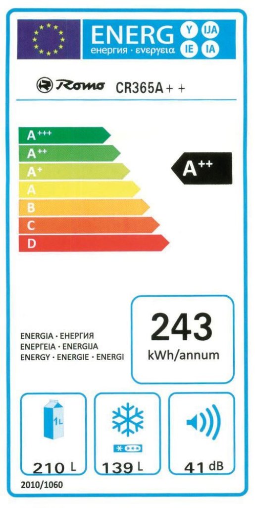 Romo CR365A++ Chladnička