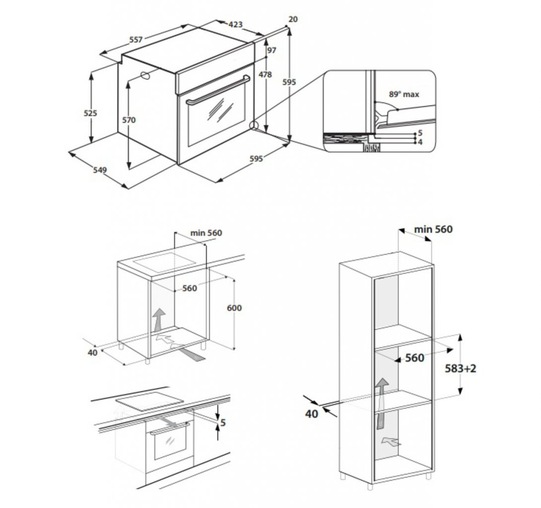 Whirlpool OAS KP8V1 SWIX Rúra