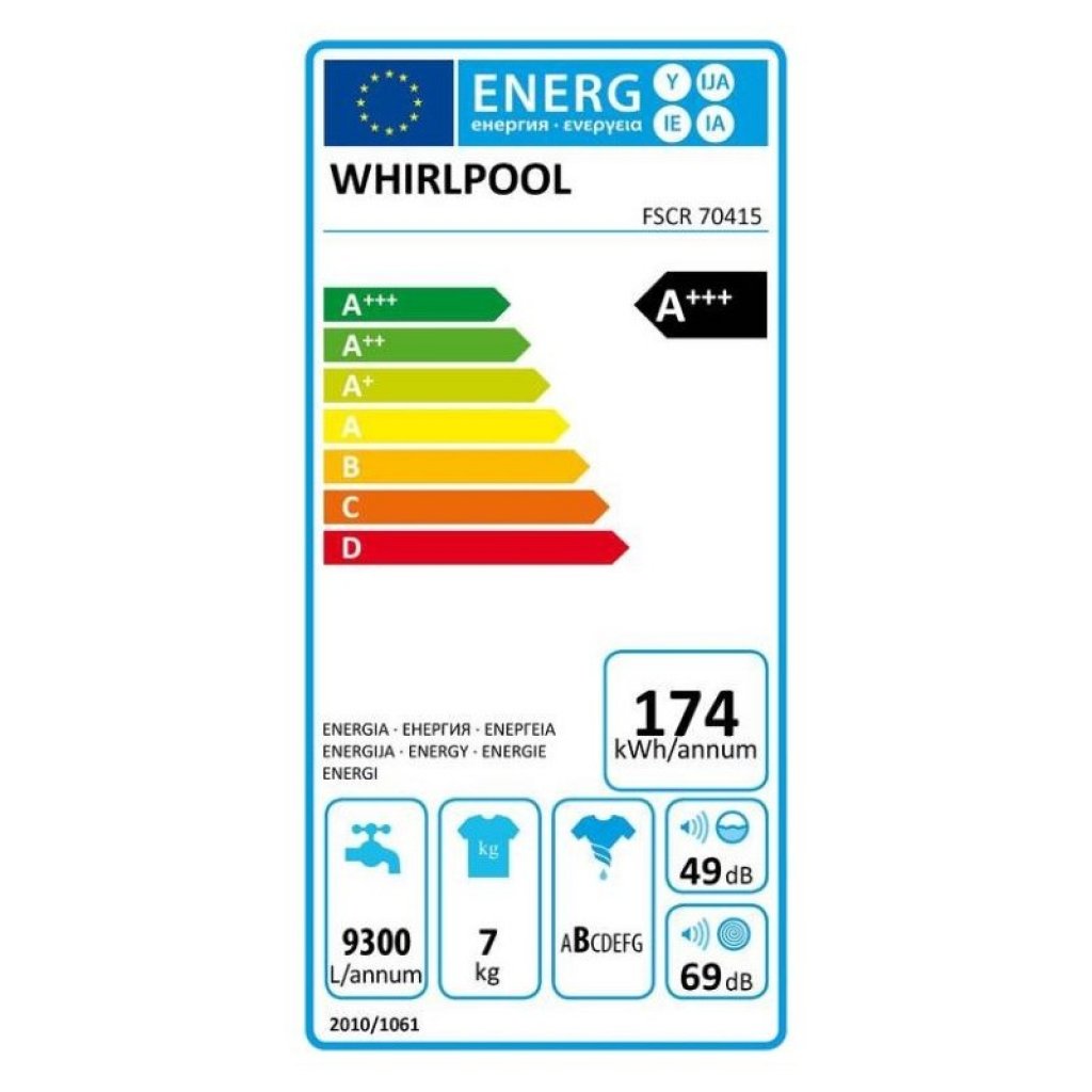 Whirlpool FSCR 70415 Práčka