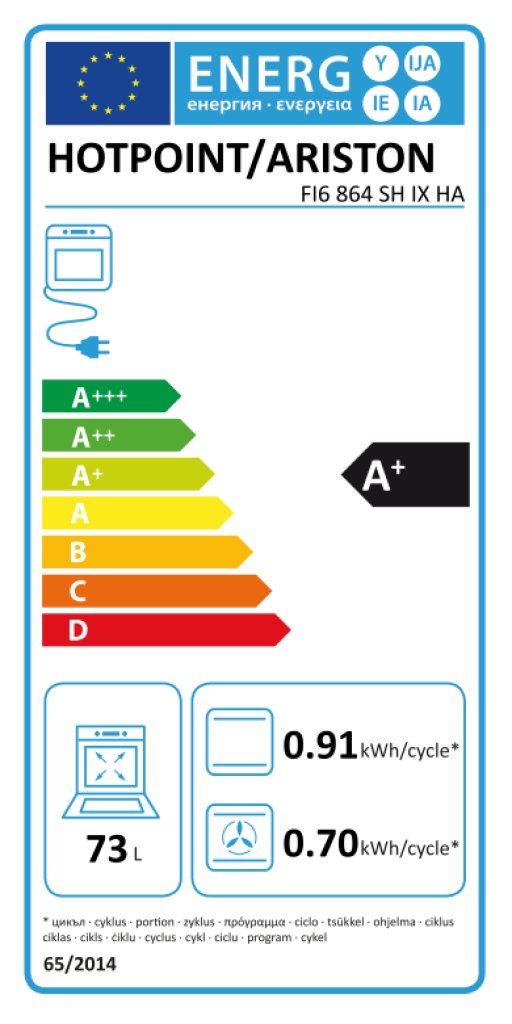 Hotpoint FI6 864 SH IX HA Rúra