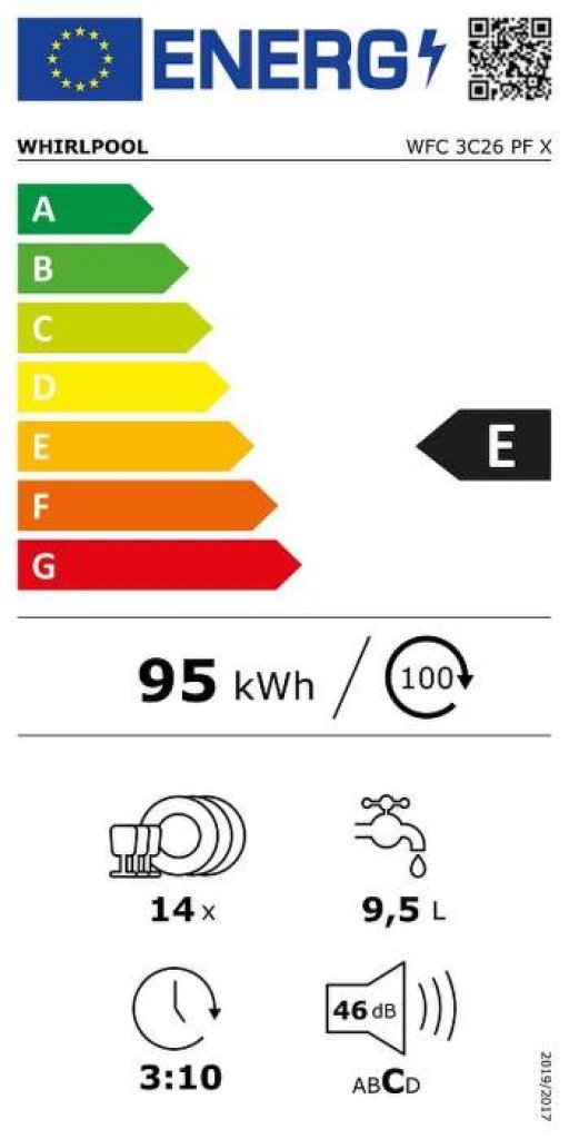 Whirlpool WFC 3C26 PF X Umývačka