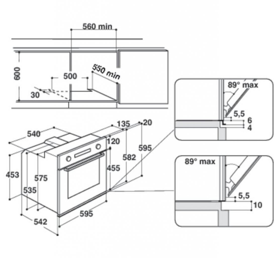 Whirlpool AKP 745 IX Rúra