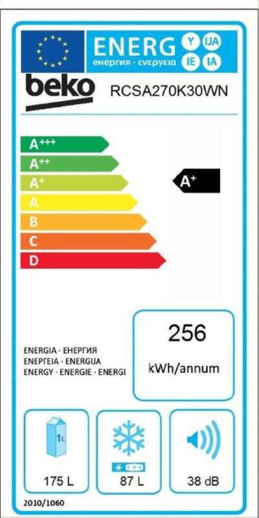 Beko RCSA270K30WN Chladnička
