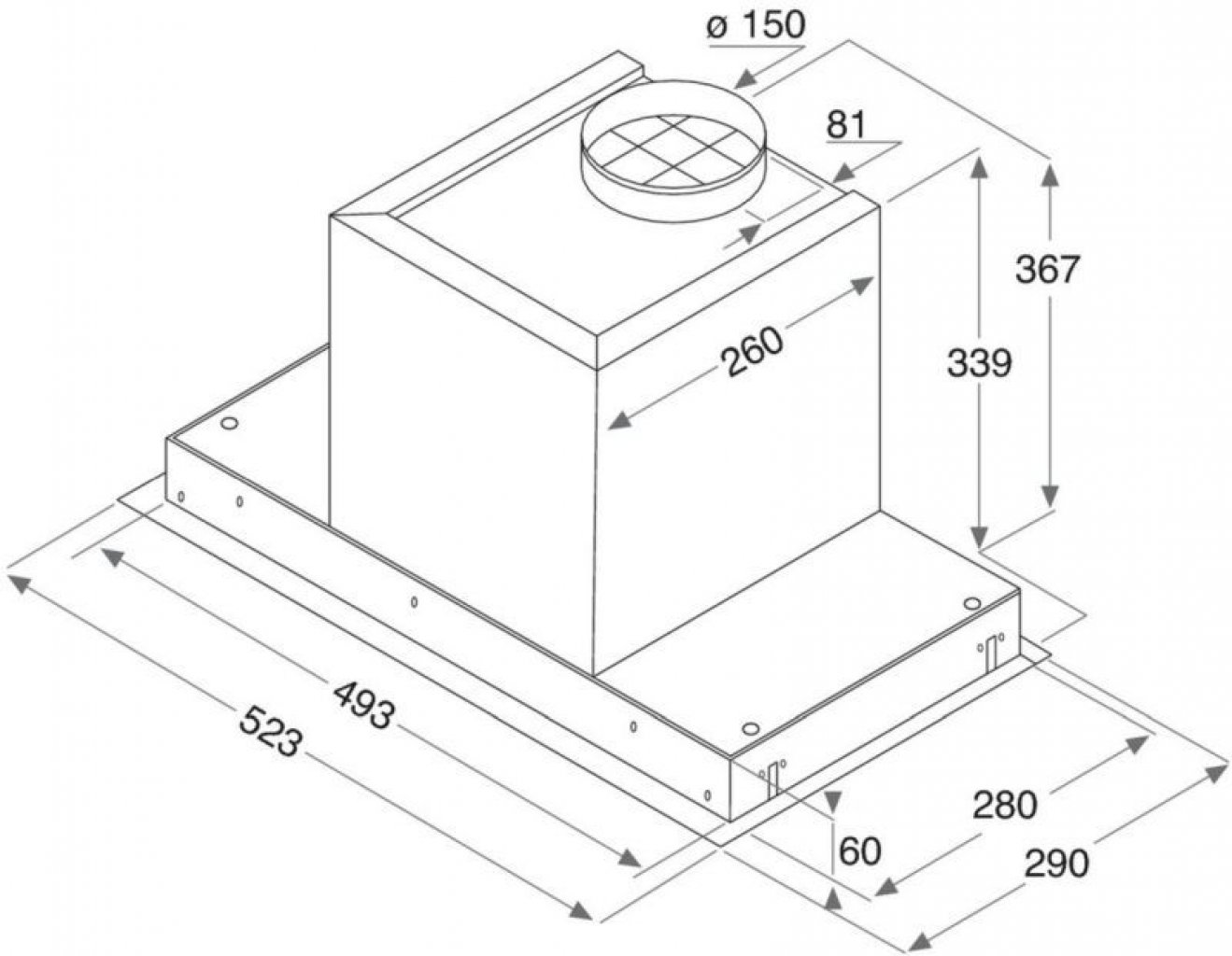 Whirlpool AKR 860 IX Odsávač pár