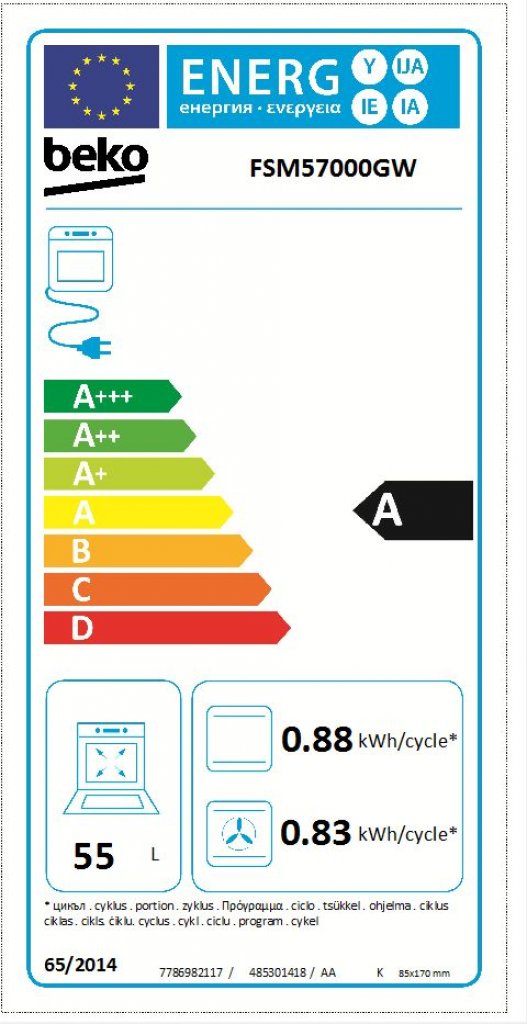 Beko FSM57000GW Sporák