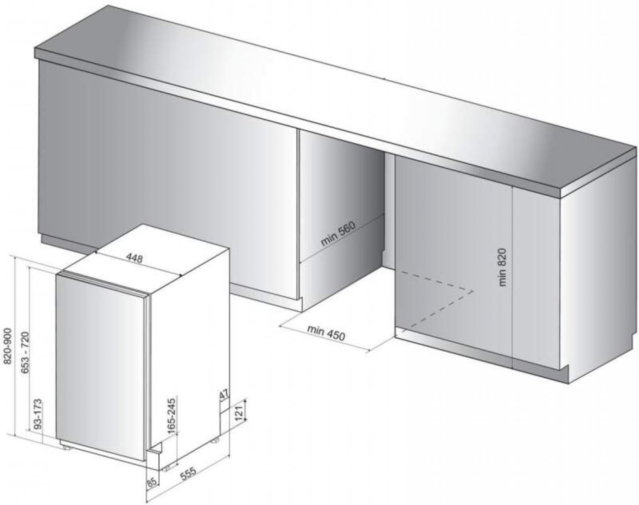 Whirlpool WSIC 3M27 C Umývačka