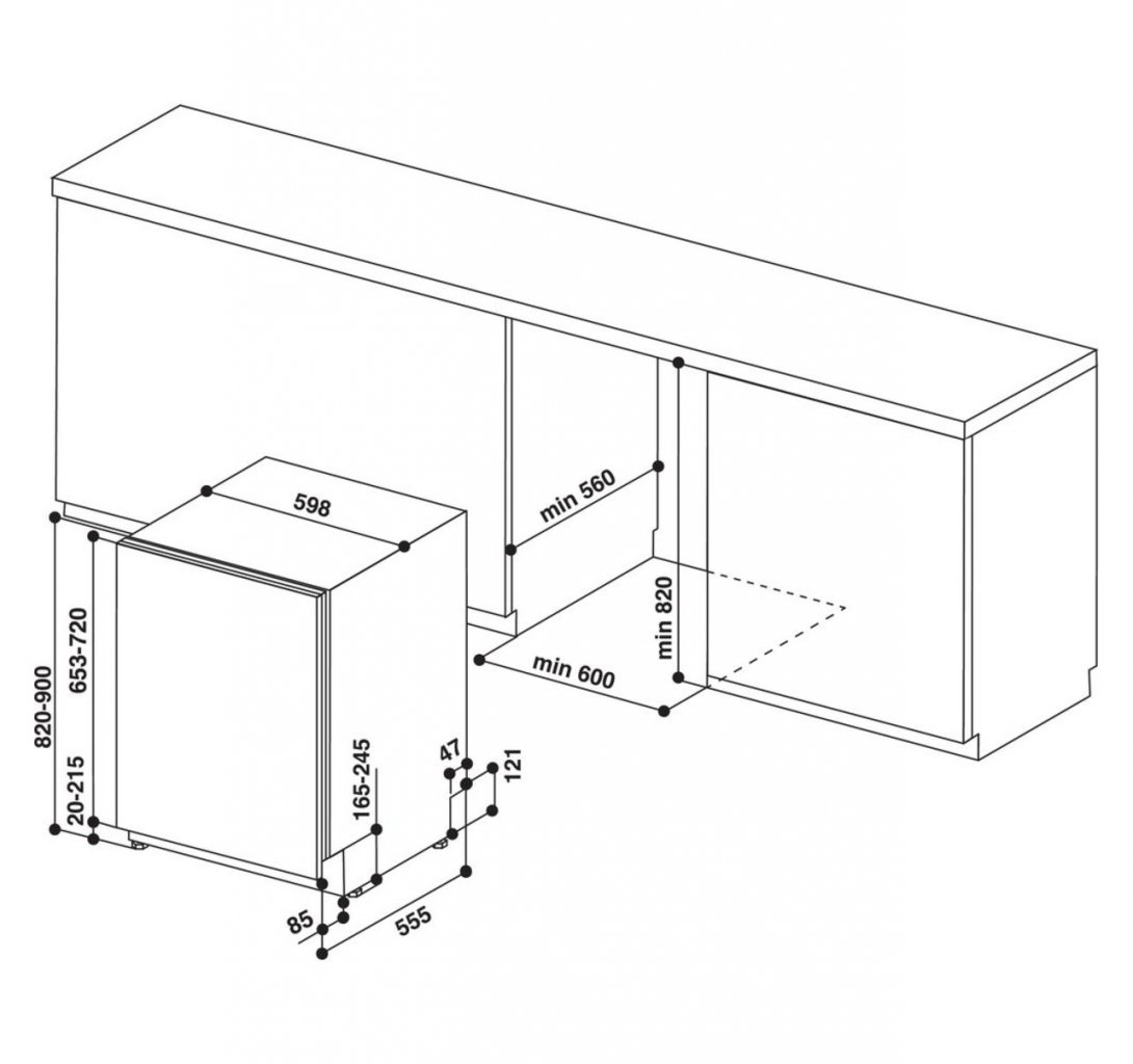 Whirlpool WIO 3T133 PLE Umývačka