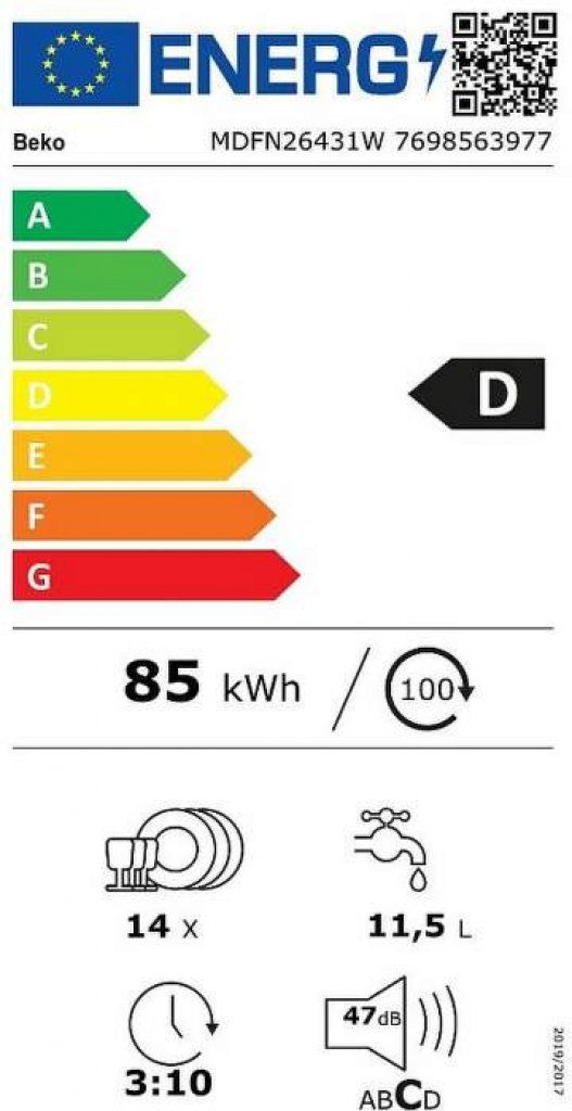 Beko MDFN26431W Umývačka