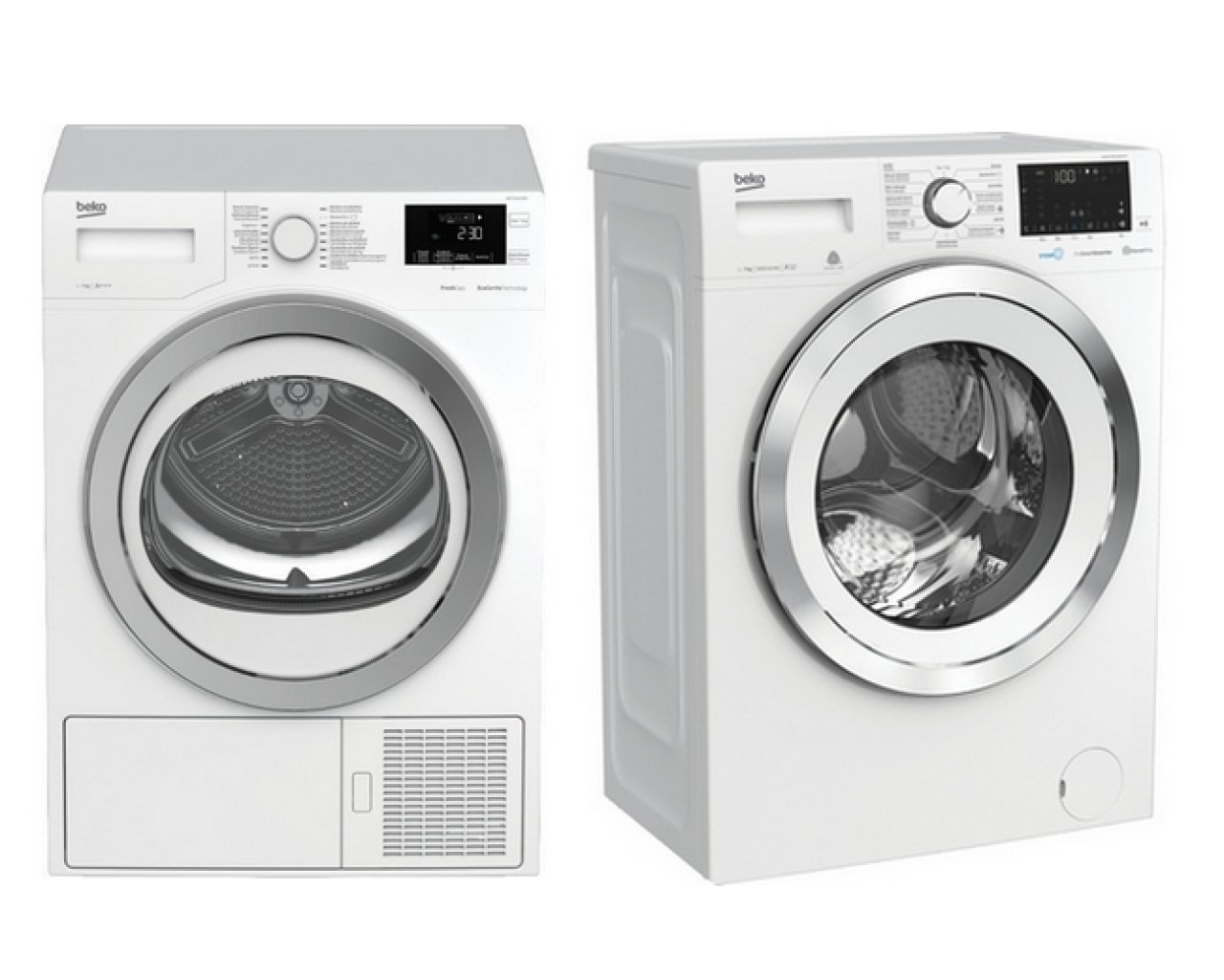 Beko SET 3 XWUE7736CSWX0CST + XDS7534CSDRX