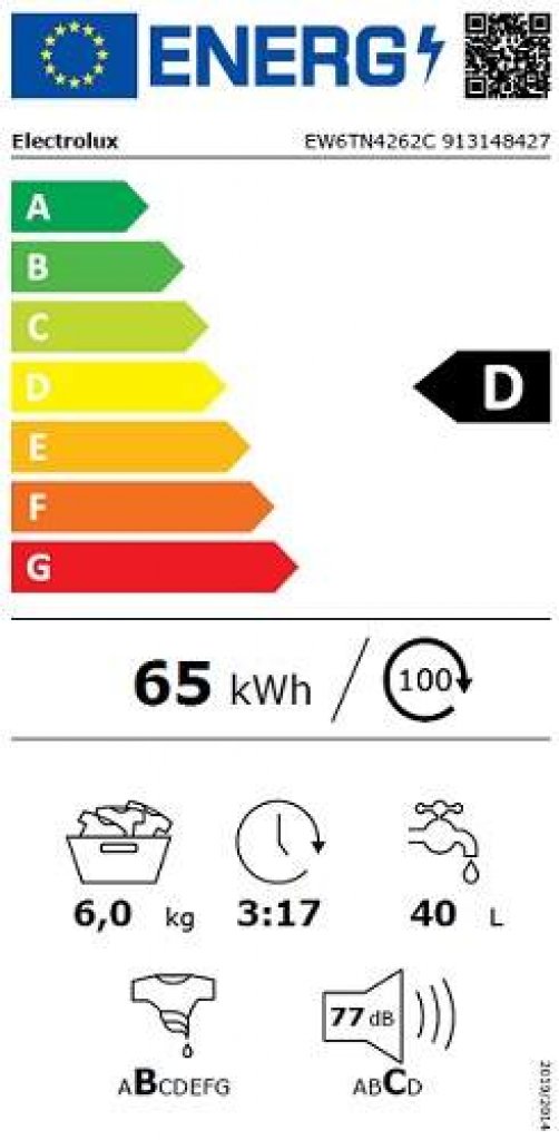 Electrolux EW6TN4262C Práčka