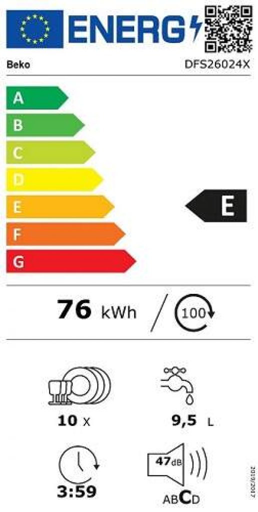 Beko DFS26024X Umývačka