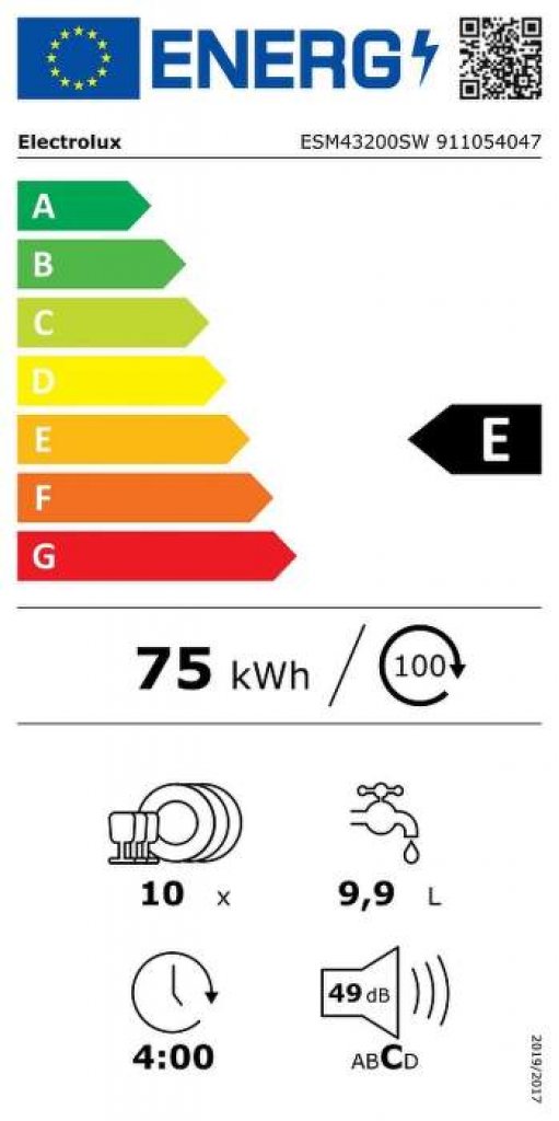 Electrolux ESM43200SW Umývačka